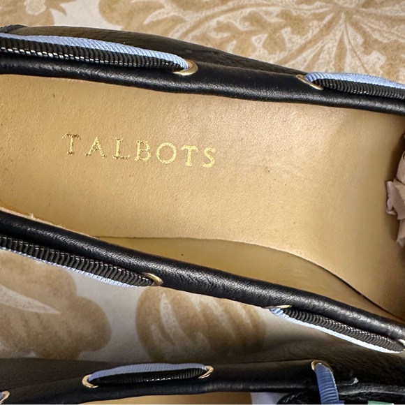 NWOT Talbots Becca Ribbon Leather Driving Moccasins - Picture 6 of 8